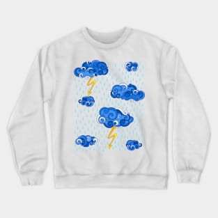 Fairytale Weather Forecast Print Crewneck Sweatshirt